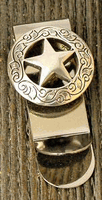 Silver Stainless Texas Star - Click Image to Close